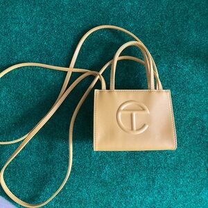 Yellow small Telfar bag
